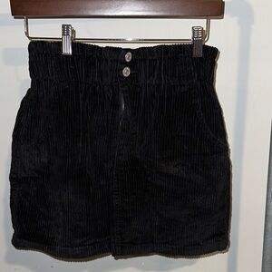 Forever 21 Black Corduroy Skirt